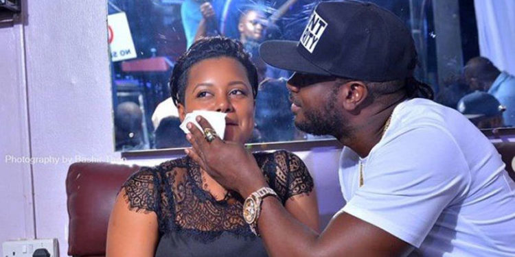 Musician Bebe Cool with his wife Zuena