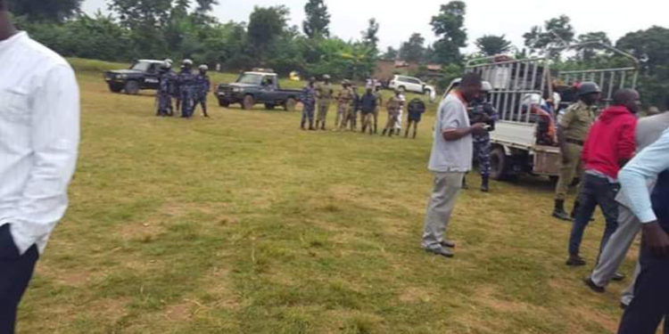 Police deployed at Our Lady of Good Counsel, Gayaza