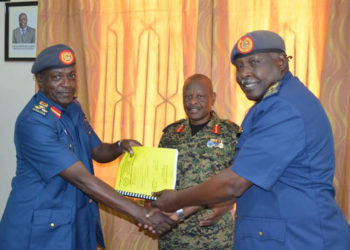 Brig Geoffrey Katsigazi Tumusiime takes over office as Deputy Commander Air Forces