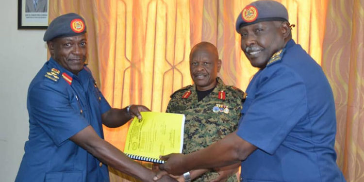 Brig Geoffrey Katsigazi Tumusiime takes over office as Deputy Commander Air Forces