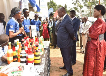 Kabaka, Nnaabagereka and Katikkiro during Ekisakaate