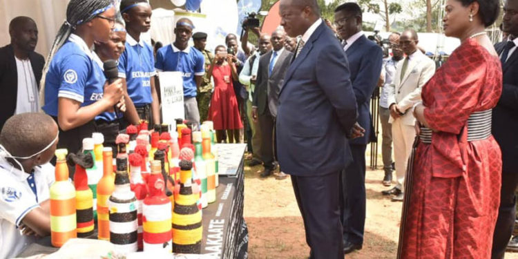 Kabaka, Nnaabagereka and Katikkiro during Ekisakaate