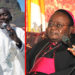 Fr. Anthony Musaala (left) and Archbishop of Kampala Dr. Cyprian Kizito Lwanga