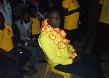 MP Musasizi after being declared winner