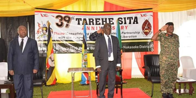 Vice President of Uganda Edward Kiwanuka Ssekandi on Tuesday launched activities to mark the 39th Tarehe Sita Anniversary celebrations