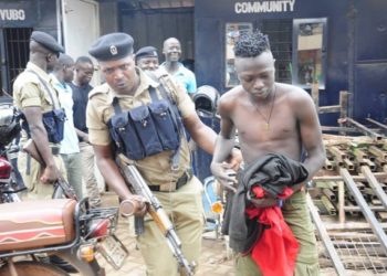 One of the arrested 'criminals'