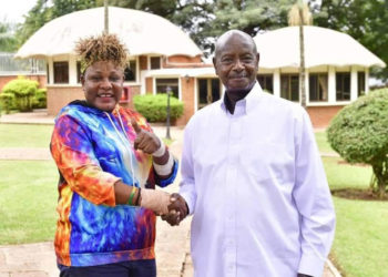 Full Figure with President Museveni