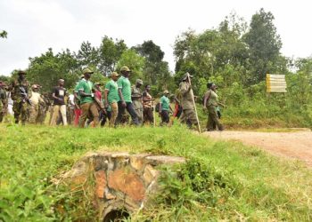 Museveni leads the Afrika Kwetu walk