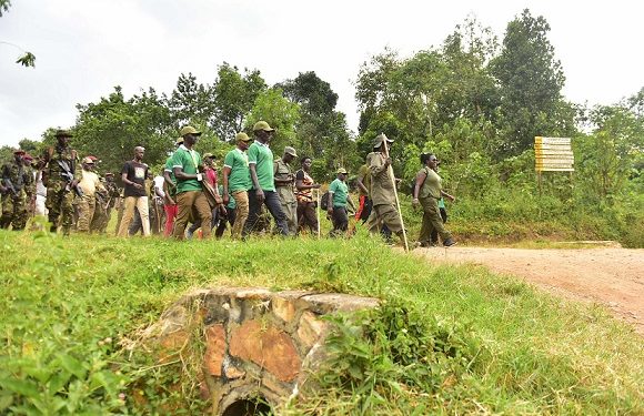Museveni leads the Afrika Kwetu walk