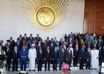 African leaders in Addis Ababa