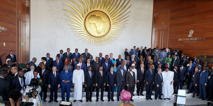 African leaders in Addis Ababa