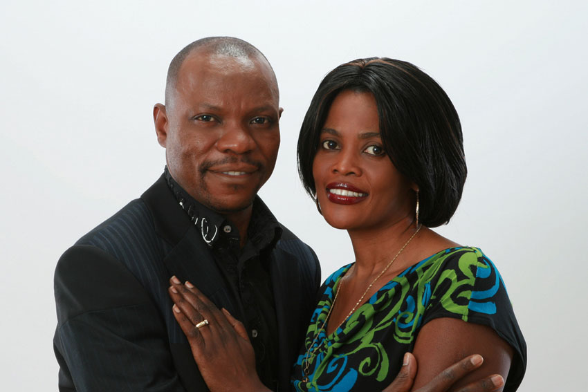 Pastor Jackson Senyonga with wife Eva Senyonga