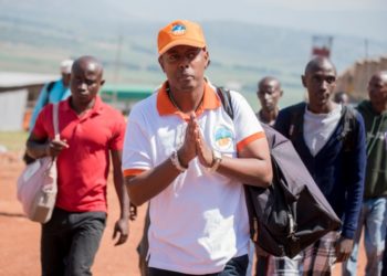 Kizito Mihigo leaving Nyarugenge Prison in 2018.