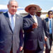 Israel Prime Minister Benjamin Netanyahu with President Museveni in 2016