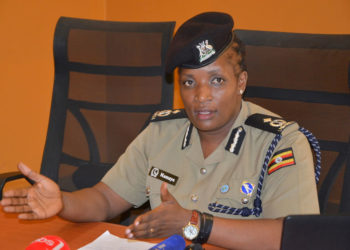 Uganda police Deputy Spokesperson Polly Namaye