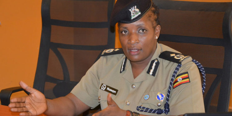 Uganda police Deputy Spokesperson Polly Namaye