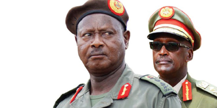 President Museveni and Lt Gen Tumukunde