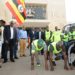 Speaker Rebecca Kadaga flags off the 'Running Out of Trees Campaign' at Parliament on Friday