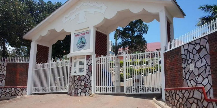 St Marys Kitende, main gate