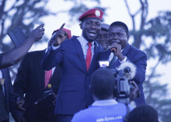 Bobi Wine and Norbert Mao