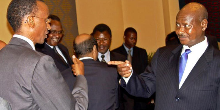 Museveni ne Kagame nga basisinkanye gye gye buvuddeko