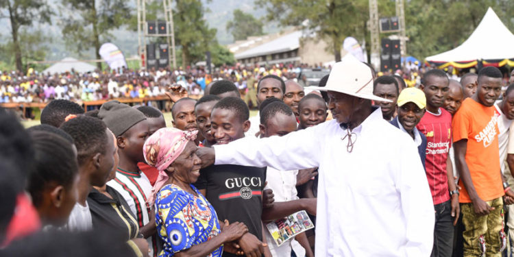 President Museveni in Kasese