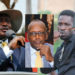 L-R: President Museveni, Gen Tumukunde and Bobi Wine