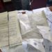 Some of the destroyed documents inside Mr Buzibu's office