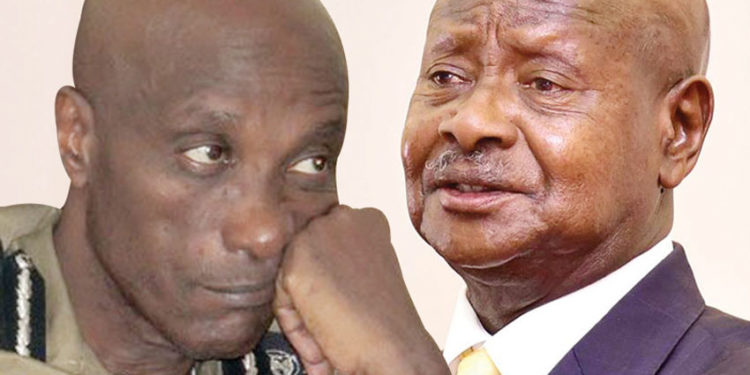 Gen Kale Kayihura and President Museveni