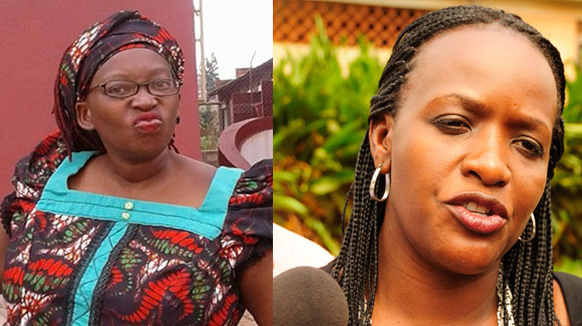 Dr Stella Nyanzi and Nabilah Sempala