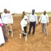 President Museveni commissions Aringo Omone Small Scale Irrigation system in Pader districs as Archbishop Odama (L) looks on. Saturday March 7, 2020. PPU Photo