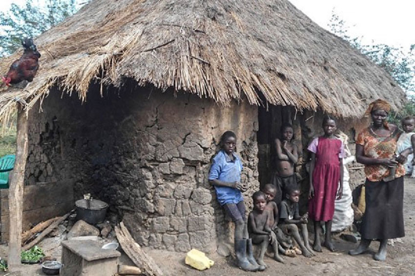 Some of the victims facing eviction in Kiryandongo