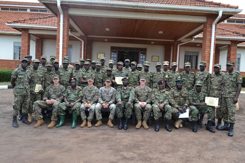 US marines train UPDF engineers in specialized skills 