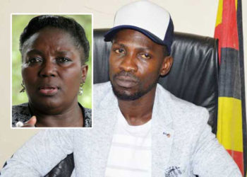 Speaker Kadaga and Bobi Wine