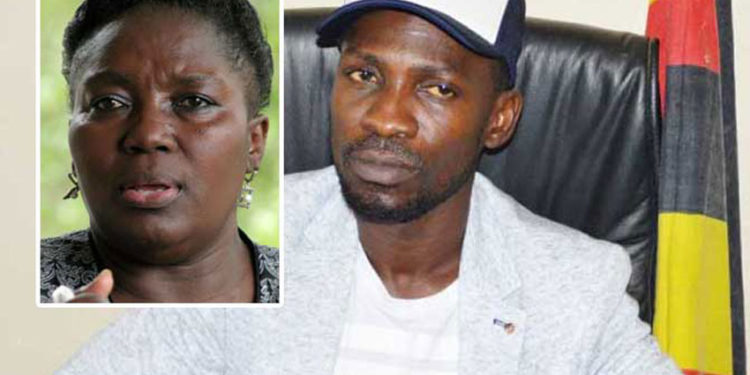 Speaker Kadaga and Bobi Wine