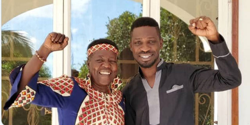 Dr Zedriga with Bobi Wine