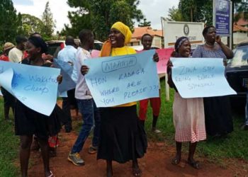 Jinja protesters demand release  of 'our one and only darling RDC' Sakwa1