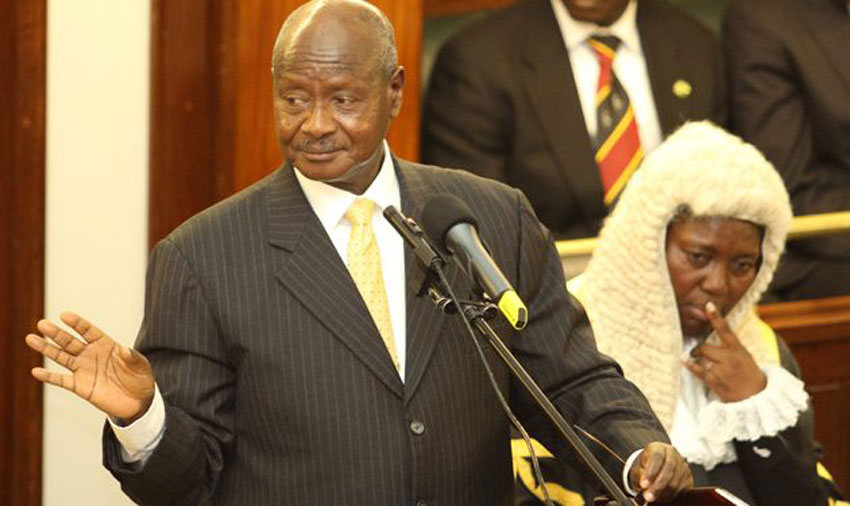 President Museveni and Speaker Rebecca Kadaga