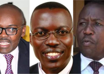 L-R: Medard Sseggona, Gerald Siranda and Matia Bwanika