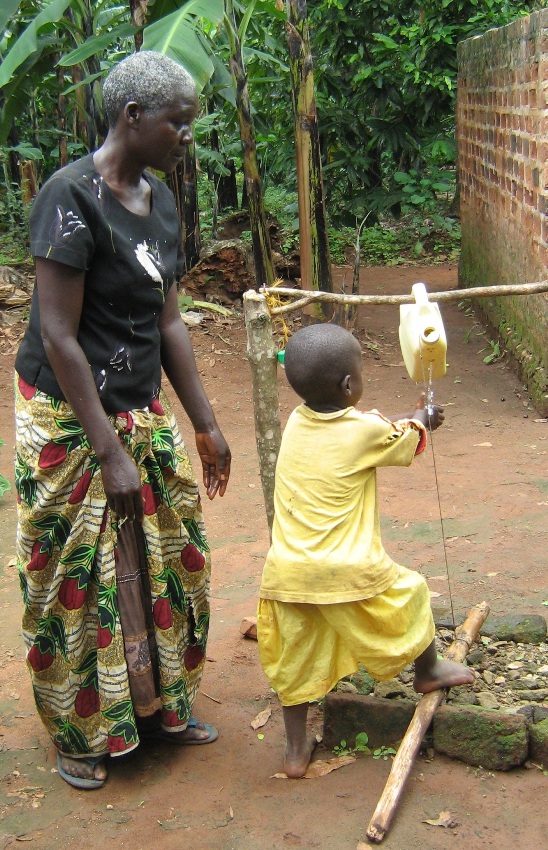 Teach children to wash hands - 80% of diseases are a result of poor hygiene and sanitation amongst smallholder farmers