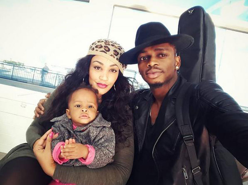 Zari Hassan, Diamond Platnumz with their daughter