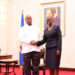 President Museveni with Justice Abodo