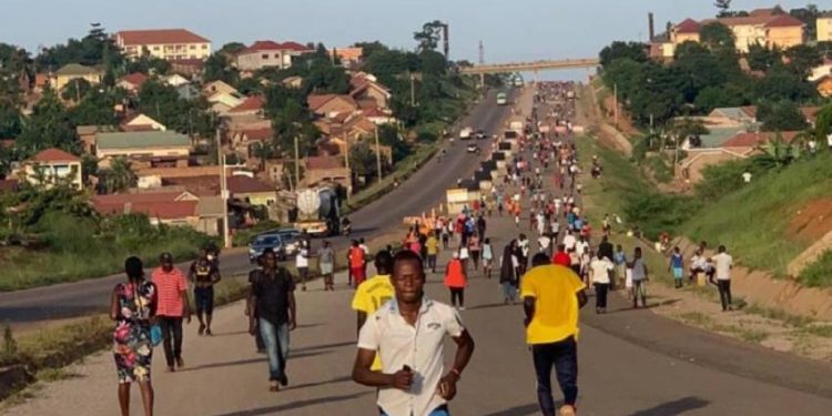 jogging on Northern Bypass