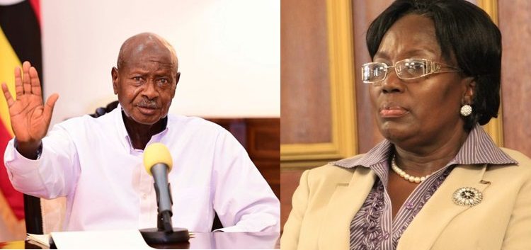 President Yoweri Museveni and Rebecca Kadaga