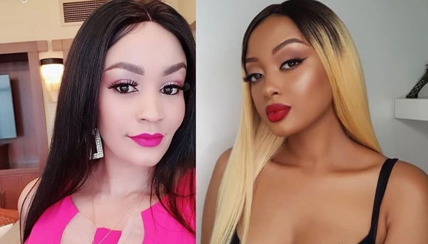 Socialites Zari Hassan and Anita Fabiola