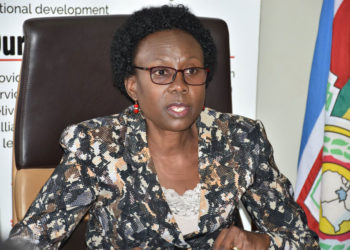 Health Minister Jane Ruth Aceng