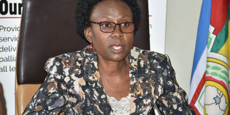 Health Minister Jane Ruth Aceng