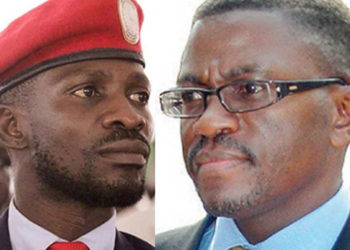 Bobi Wine and Katikkiro Peter Mayiga