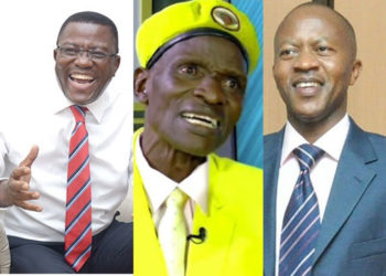 Katikiro Mayiga, Tamale Mirundi and Frank Gashumba