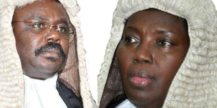 Jacob Oulanyah and  Rebecca Kadaga